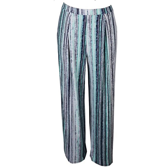 ๐HOST PICK๐NWOT BAR ||| STRIPED WIDE LEG PANTS - Picture 7 of 16